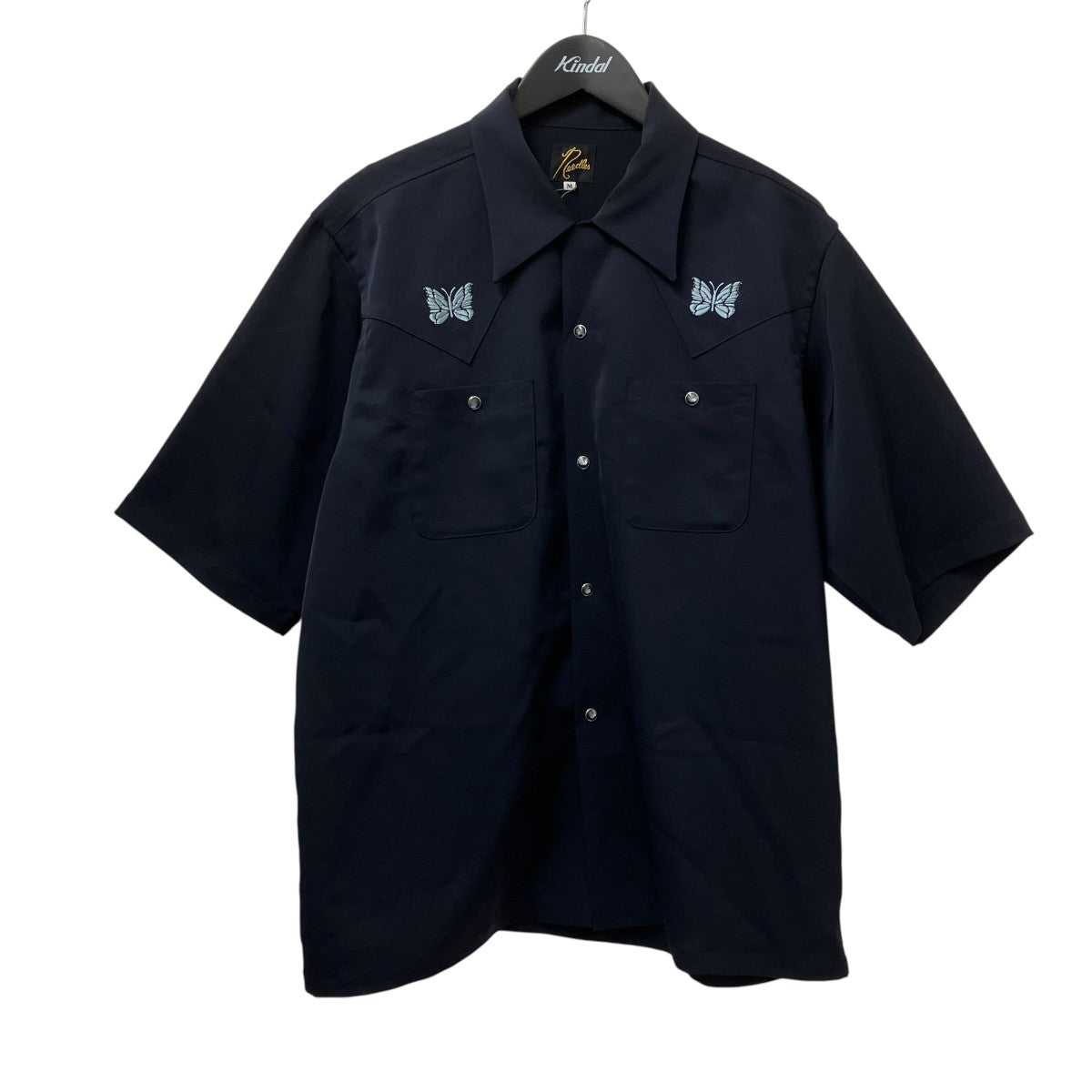 Needles STUDIOUS別注 Cow Boy S S ShirtsオープンカラーシャツQV1554 古着・中古-1枚目のアイテム画像