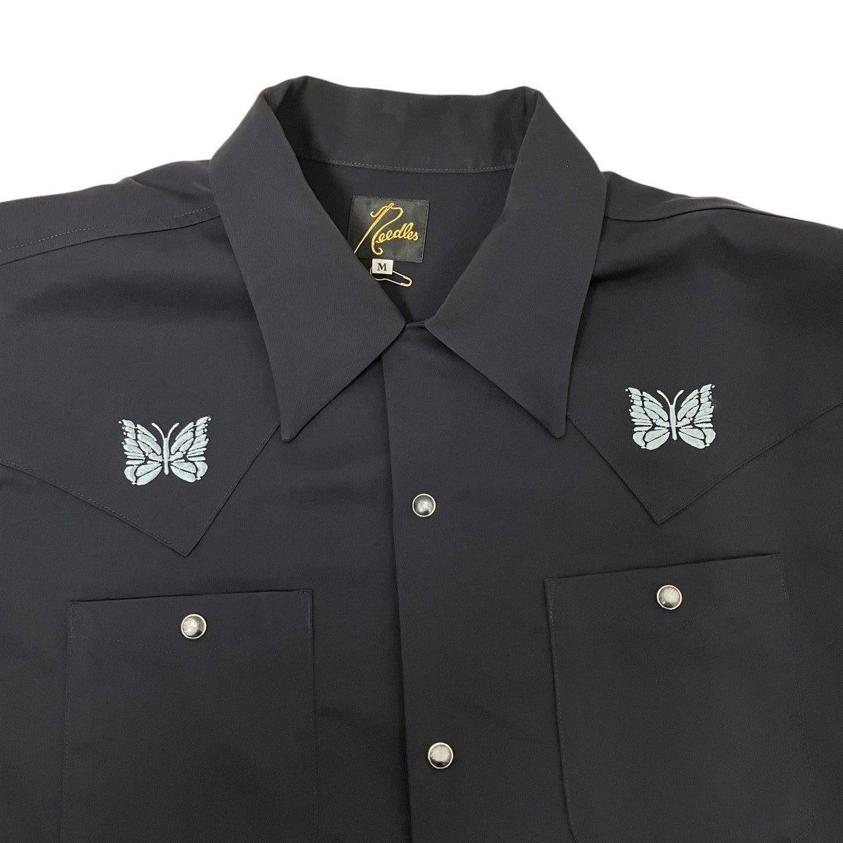 Needles STUDIOUS別注 Cow Boy S S ShirtsオープンカラーシャツQV1554 古着・中古-3枚目のアイテム画像