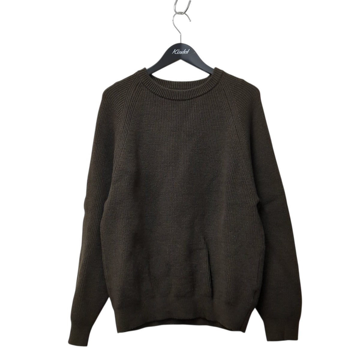 EVCON WOOL LOW GAGE CREW NECKセーター233-91202 古着・中古-1枚目のアイテム画像