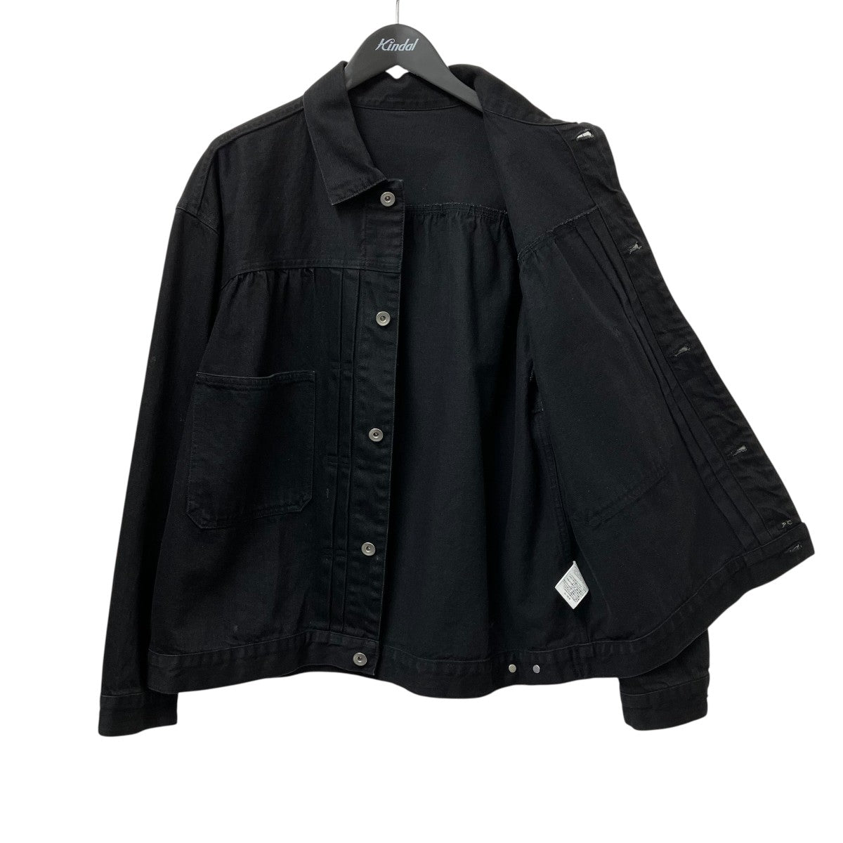 ポータークラシック スタインベック デニムジャケット ブラック M BLACK Porter Classic(ポータークラシック) STEINBECKデニムジャケット
