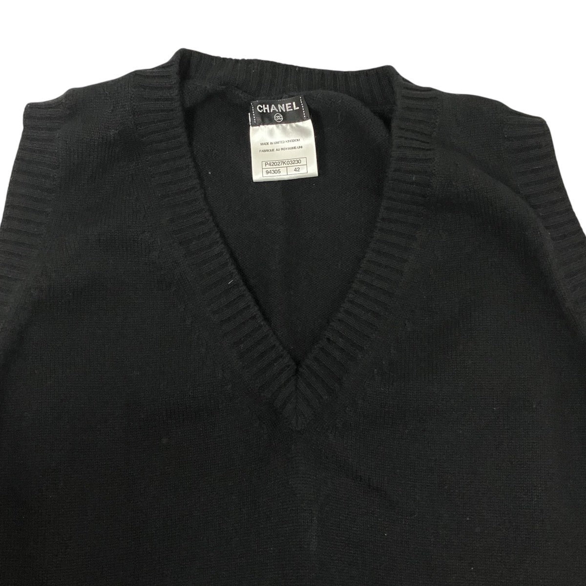 CHANEL ニットワンピースP42027K03230 古着・中古-3枚目のアイテム画像