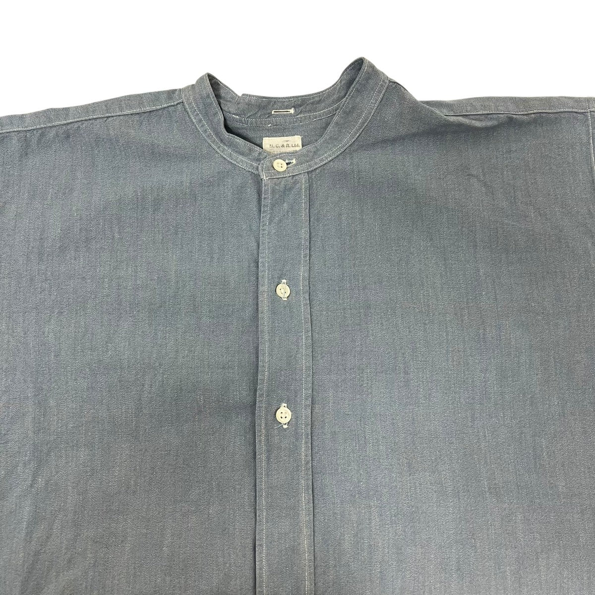 VINTAGE マチ付き長袖シャツ 古着・中古-3枚目のアイテム画像