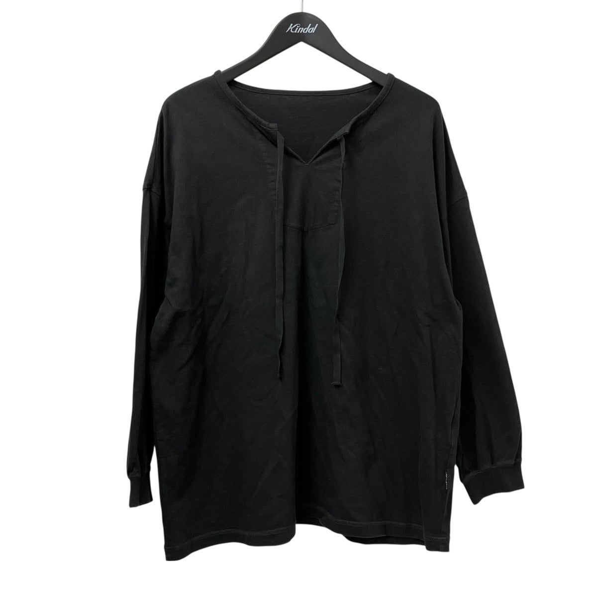 nest Robe 25AW天竺スキッパープルオーバーロングスリーブTシャツ01253-1146 古着・中古-1枚目のアイテム画像