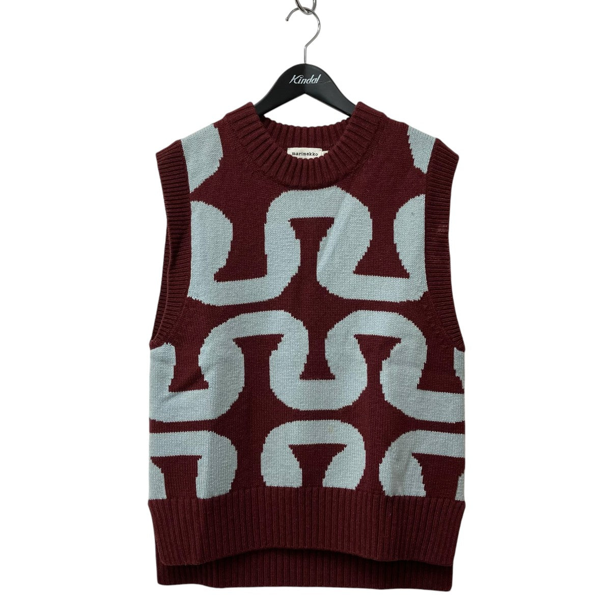 marimekko 23SSニットベスト 古着・中古-1枚目のアイテム画像