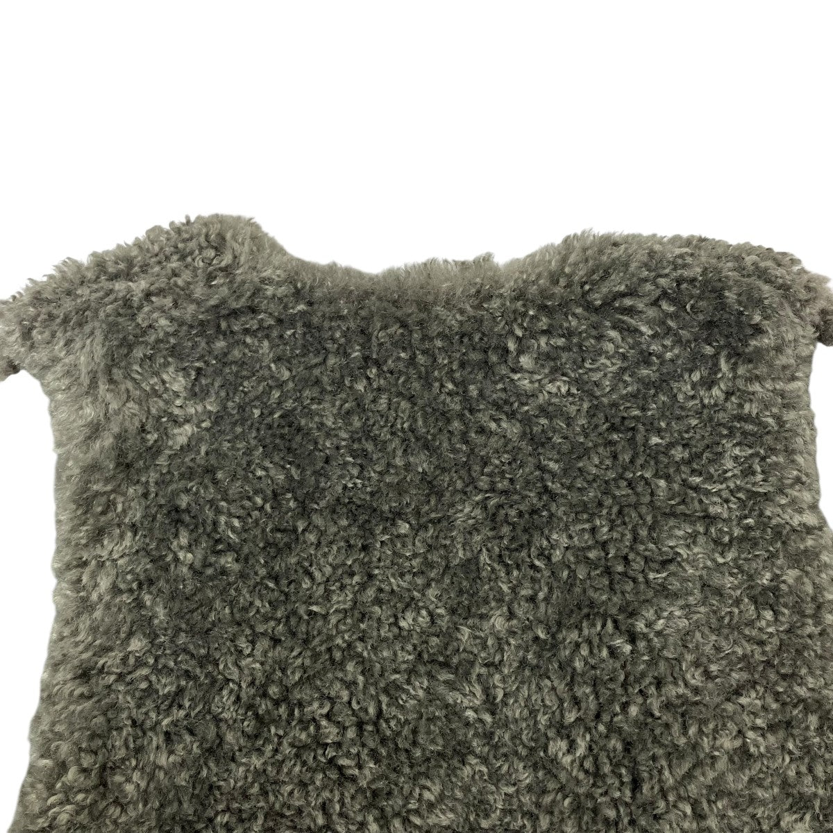 FAUX SHEARLING CROPPED VESTベスト232-17406