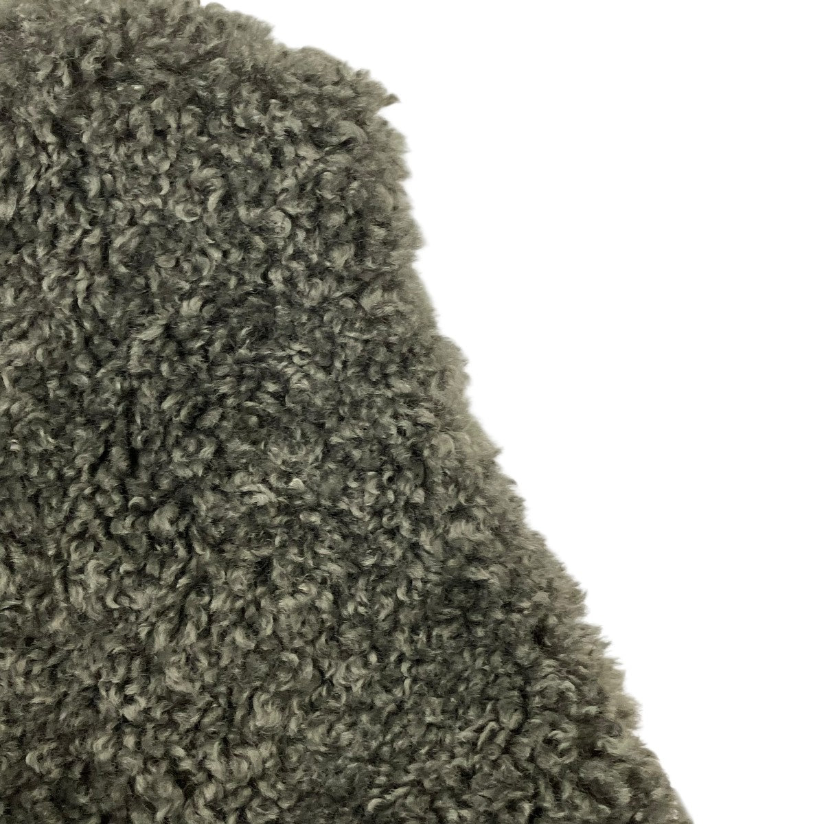 FAUX SHEARLING CROPPED VESTベスト232-17406