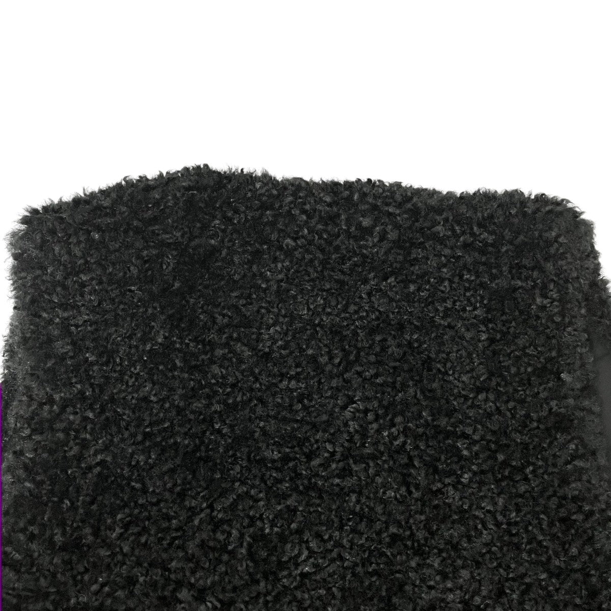 FAUX SHEARLING CROPPED VESTベスト232-17406