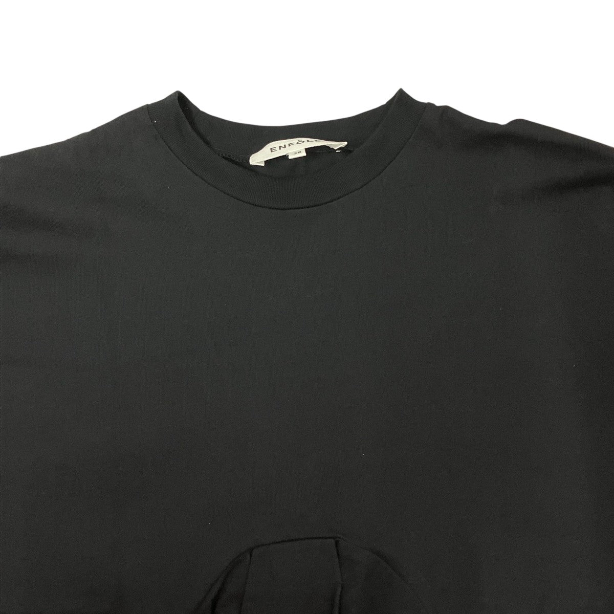 ENFOLD ペプラムカットソー300GA580-1990 VOLUME-FLARE PULLOVER 古着・中古-3枚目のアイテム画像
