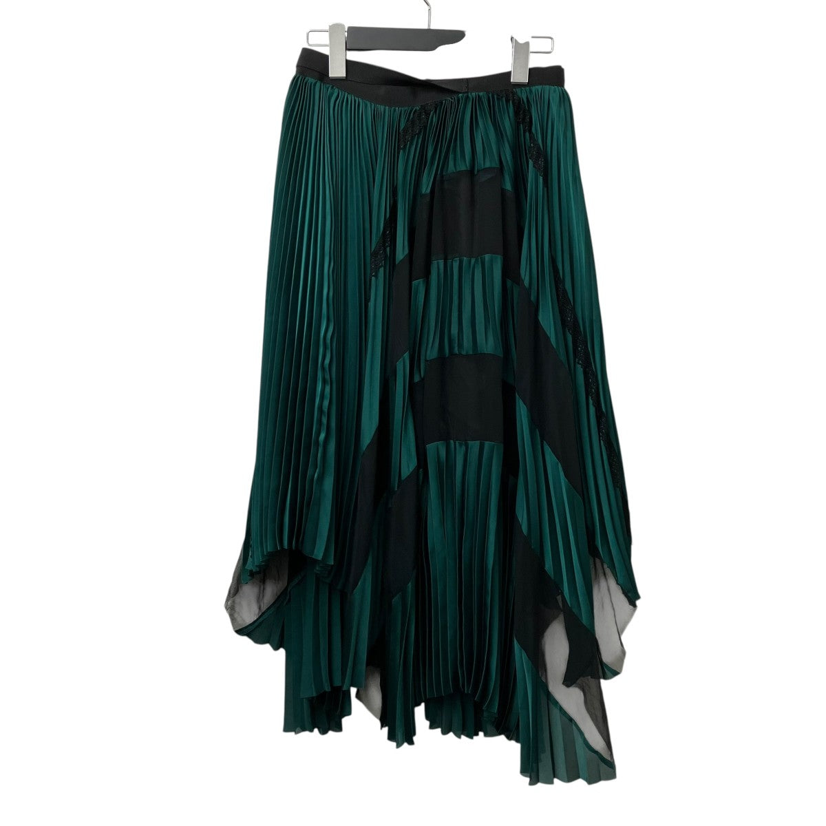 sacai プリーツ巻きラップスカート17-03312 古着・中古-2枚目のアイテム画像