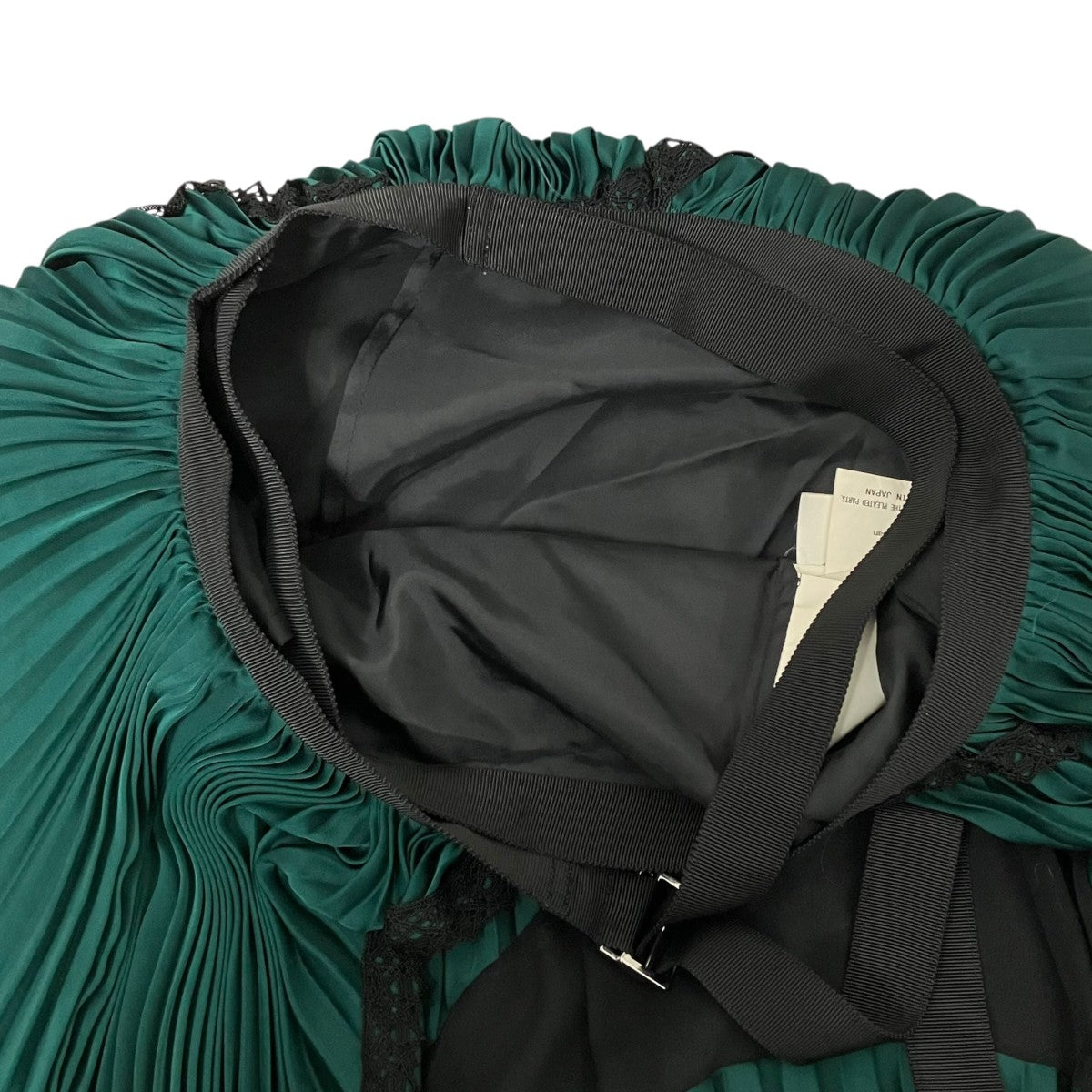 sacai プリーツ巻きラップスカート17-03312 古着・中古-4枚目のアイテム画像