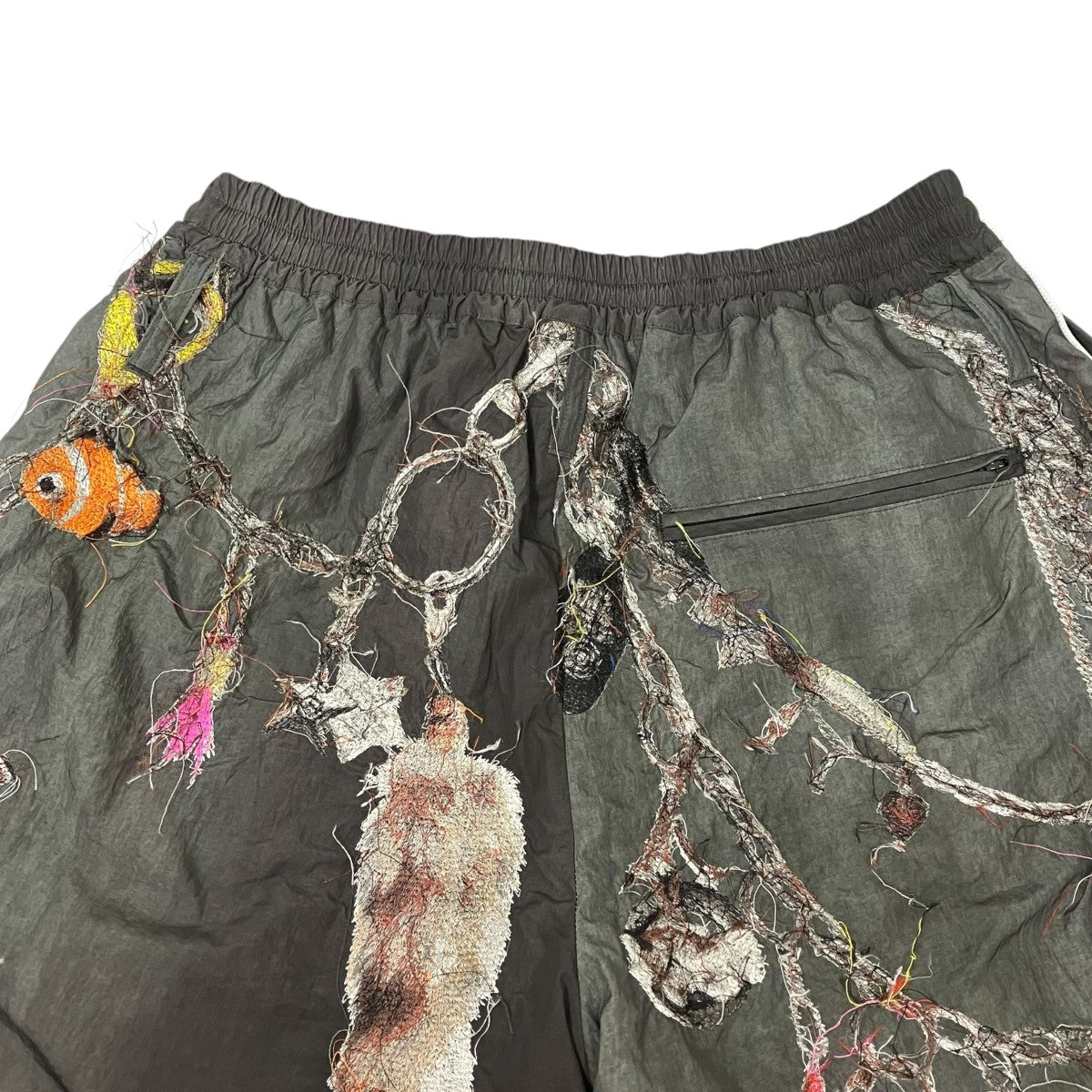 doublet 26SSEMBROIDERED CHAIN TRACK PANTSナイロンパンツ26SS22PT354 古着・中古-5枚目のアイテム画像