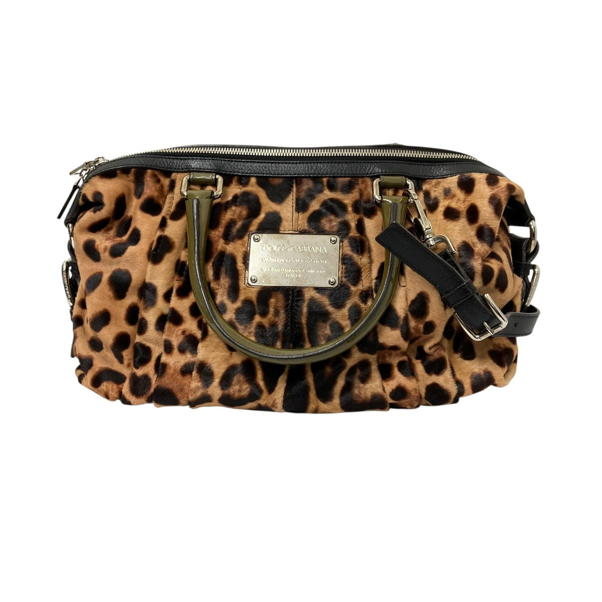 DOLCE ＆ GABBANA レオパード2WAYバッグ 古着・中古-1枚目のアイテム画像
