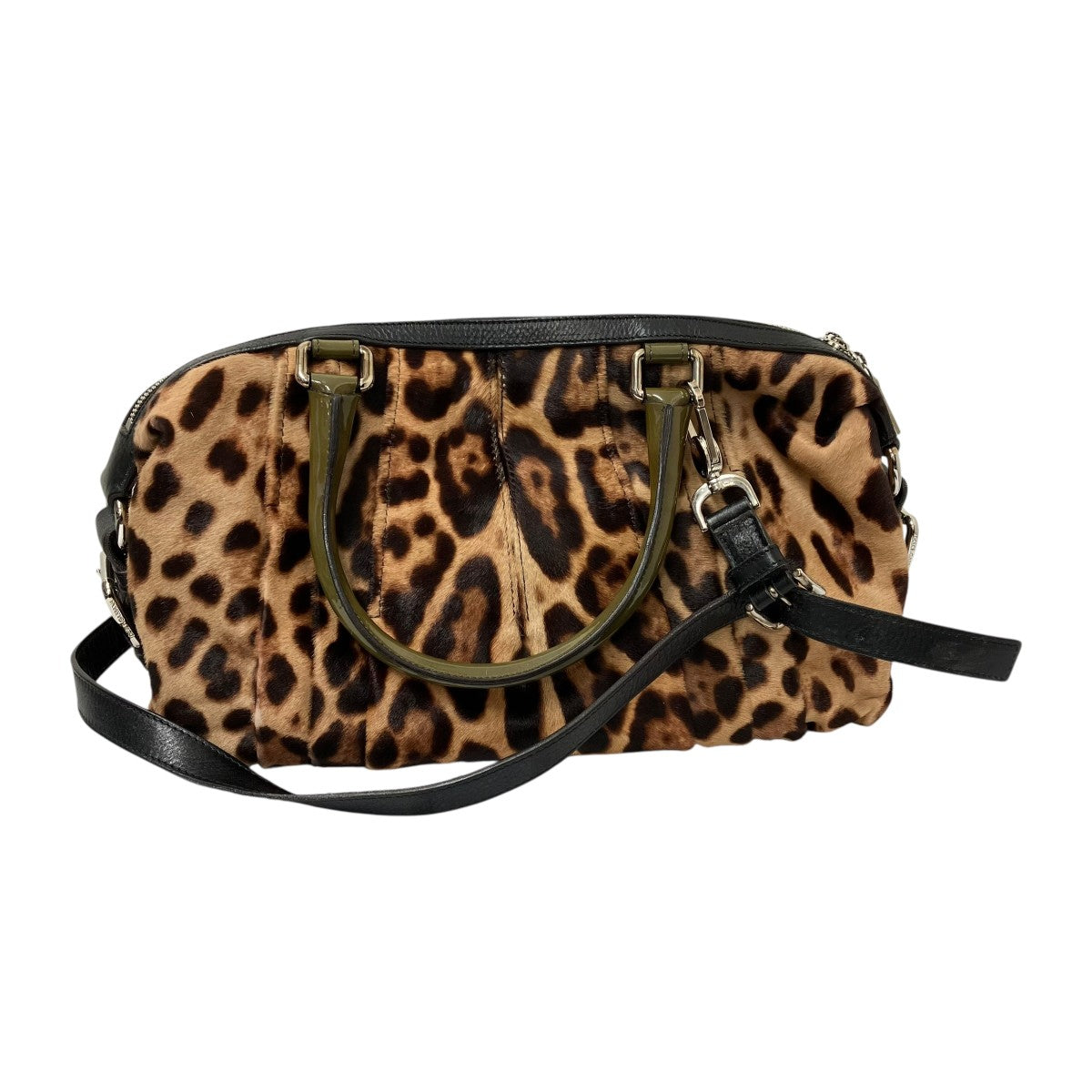 DOLCE ＆ GABBANA レオパード2WAYバッグ 古着・中古-2枚目のアイテム画像
