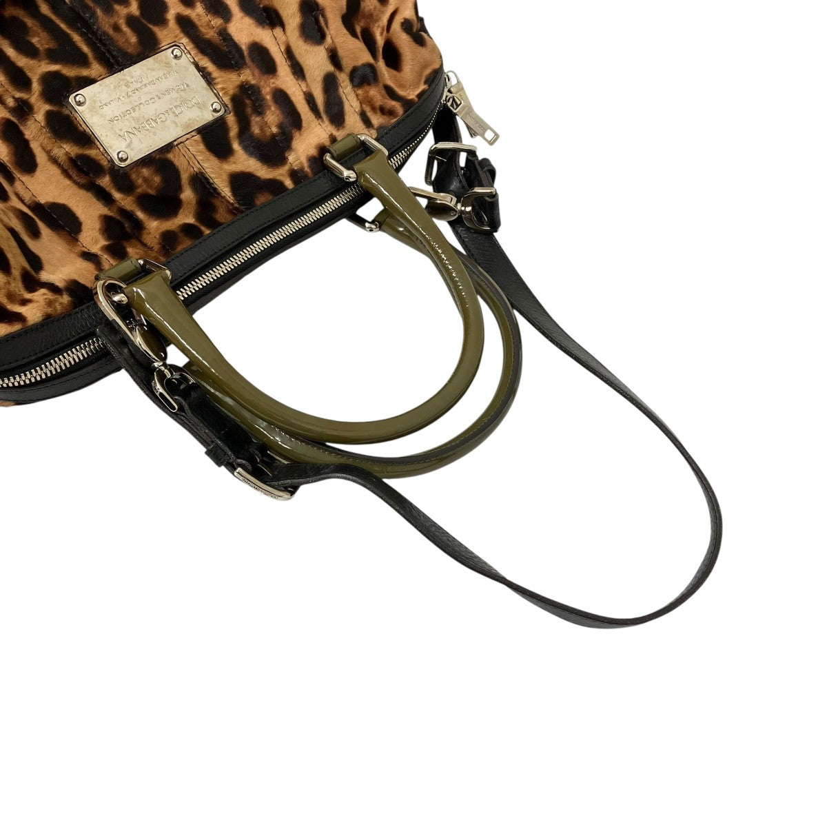 DOLCE ＆ GABBANA レオパード2WAYバッグ 古着・中古-6枚目のアイテム画像