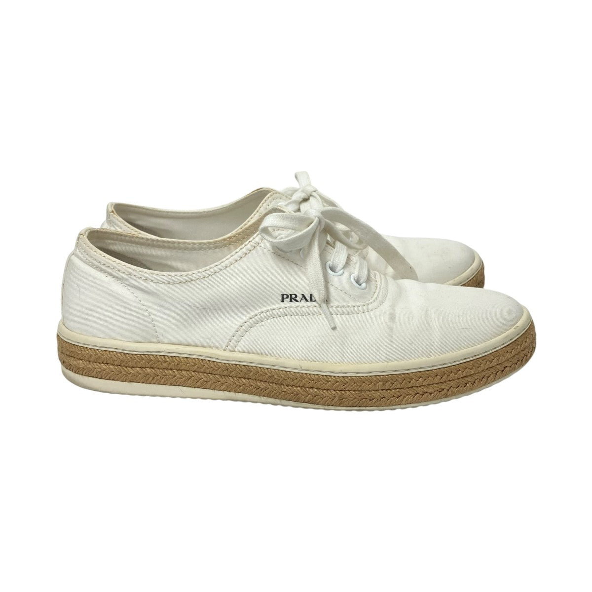 PRADA エスパドリーユ キャンバススニーカー4E3531 古着・中古-4枚目のアイテム画像