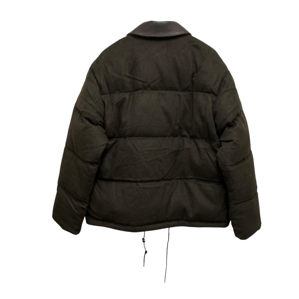 AURALEE 25AWBABY CAMEL FLANNEL DOWN BLOUSONダウンジャケットA25AB02BF 古着・中古-3枚目のアイテム画像