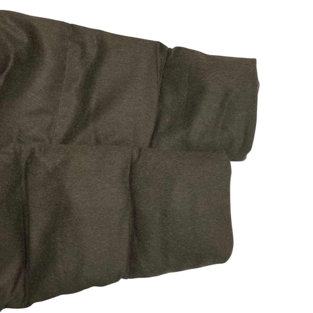 AURALEE 25AWBABY CAMEL FLANNEL DOWN BLOUSONダウンジャケットA25AB02BF 古着・中古-6枚目のアイテム画像