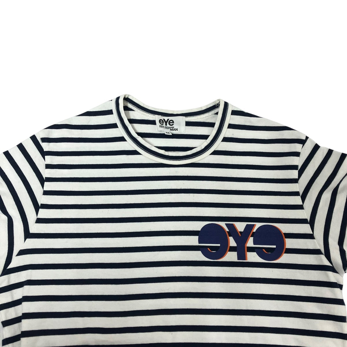 eYe COMME des GARCONS JUNYAWATANABE MAN ボーダーカットソーWA-T903 古着・中古-3枚目のアイテム画像