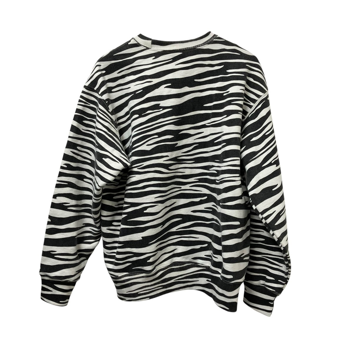 Box Logo Crewneck Zebraゼブラ柄スウェットRN101837