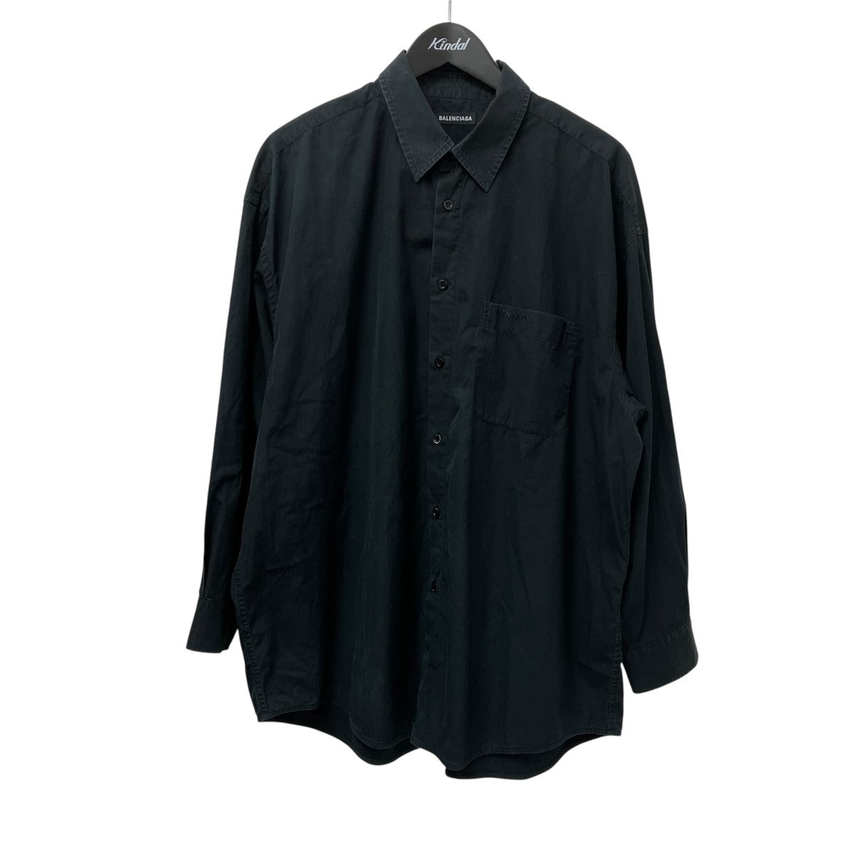 BALENCIAGA ポケットロゴロングスリーブシャツ長袖シャツ56545 古着・中古-1枚目のアイテム画像