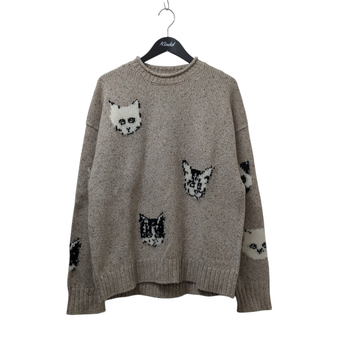 キャット ジャガードニット厚手ニットFN-UX-KNIT000019