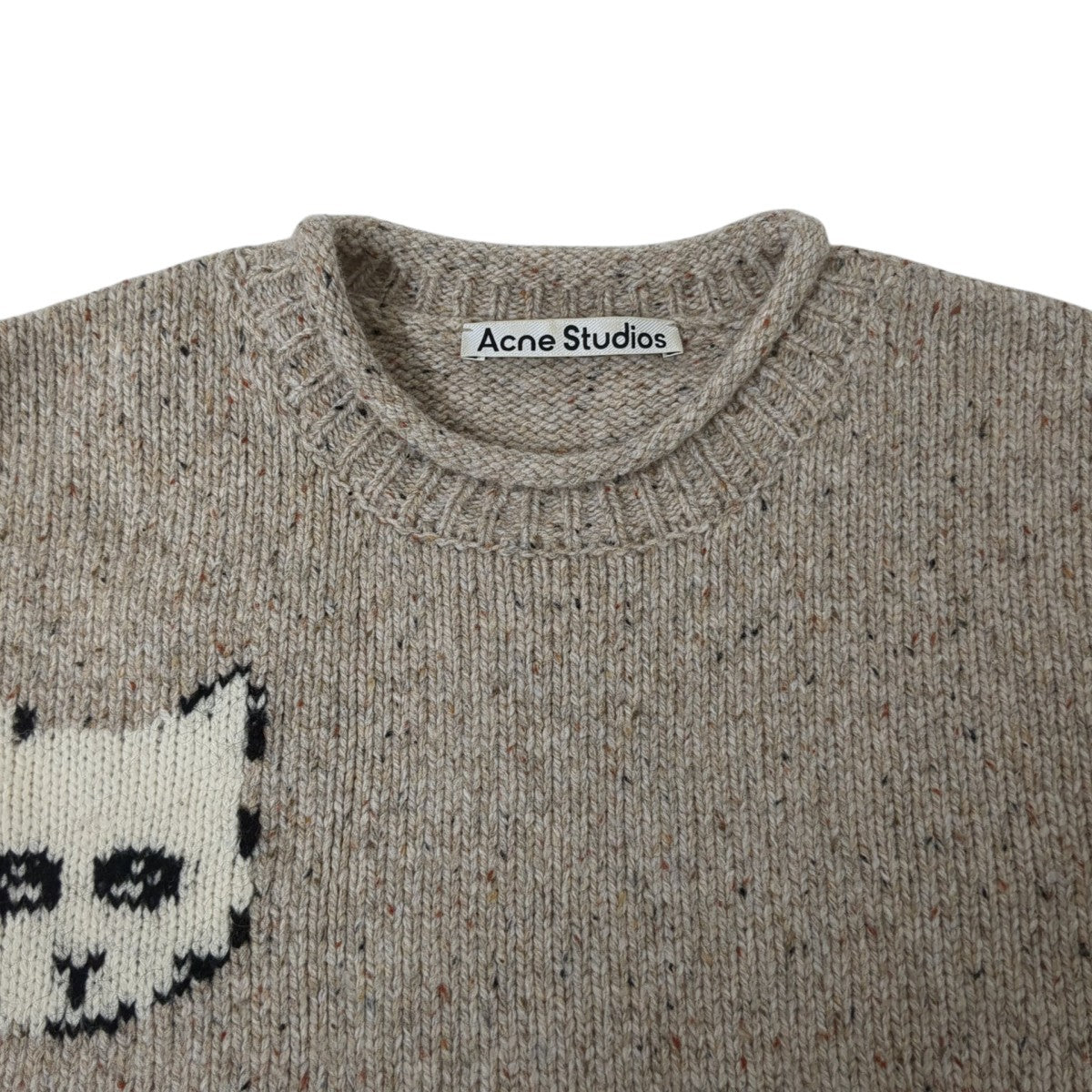 キャット ジャガードニット厚手ニットFN-UX-KNIT000019