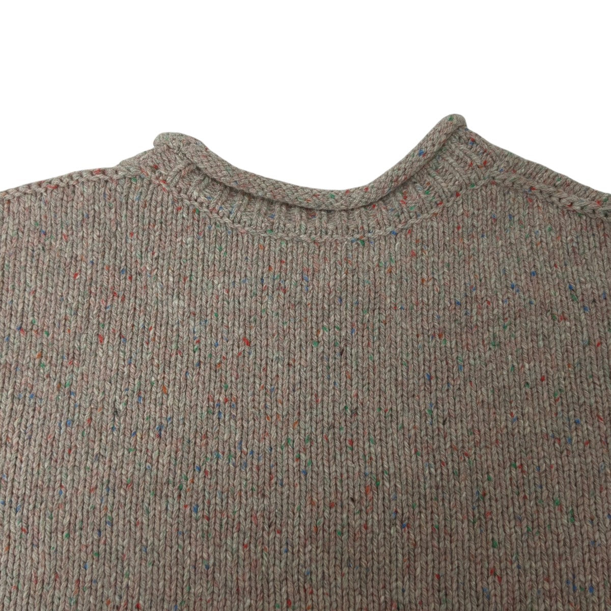 ジャカード スカル ジャンパー厚手ニットFN-MN-KNIT000471