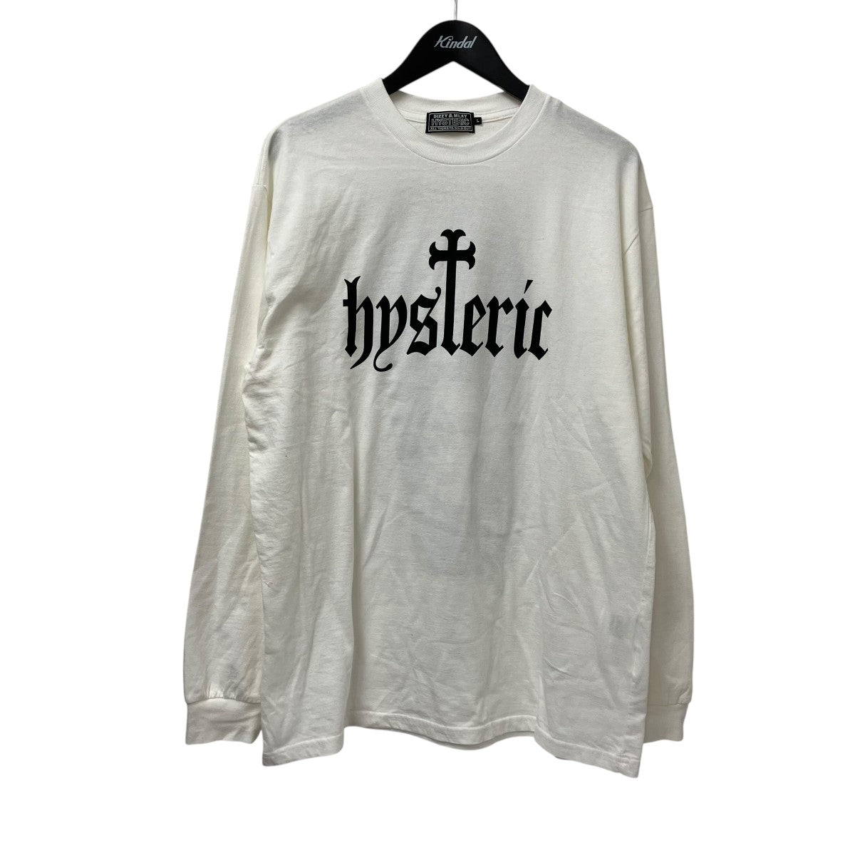 Hysteric Glamour SKULL COFFIN TシャツロングスリーブTシャツ02253CL20 古着・中古-1枚目のアイテム画像
