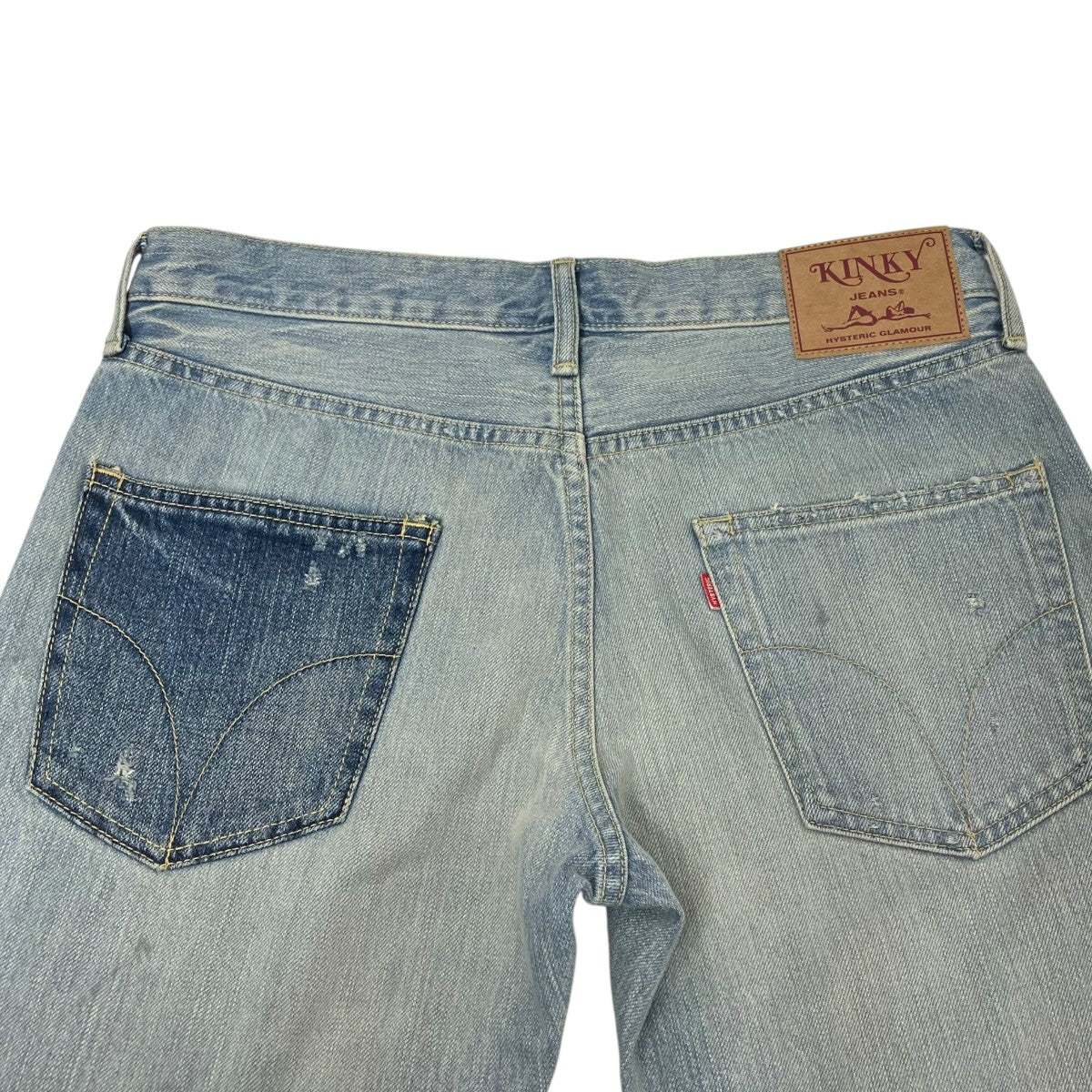 Hysteric Glamour TYPE LOGO ローライズスリムストレートデニムパンツ02233AP07 古着・中古-5枚目のアイテム画像