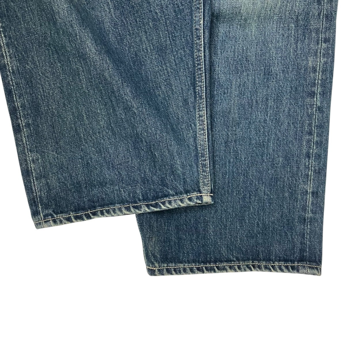 Graphpaper SELVAGE DENIM TWO TUCK TAPERED PANTSデニムパンツGU223-40017DB 古着・中古-6枚目のアイテム画像