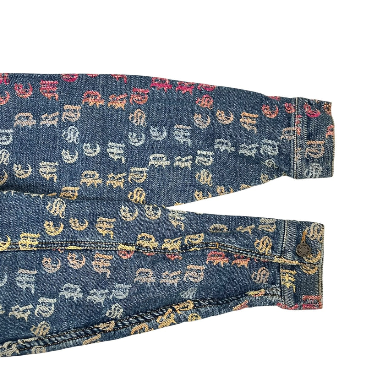 Supreme 22SSGradient Jacquard Denim Work Jacketデニムジャケット 古着・中古-6枚目のアイテム画像