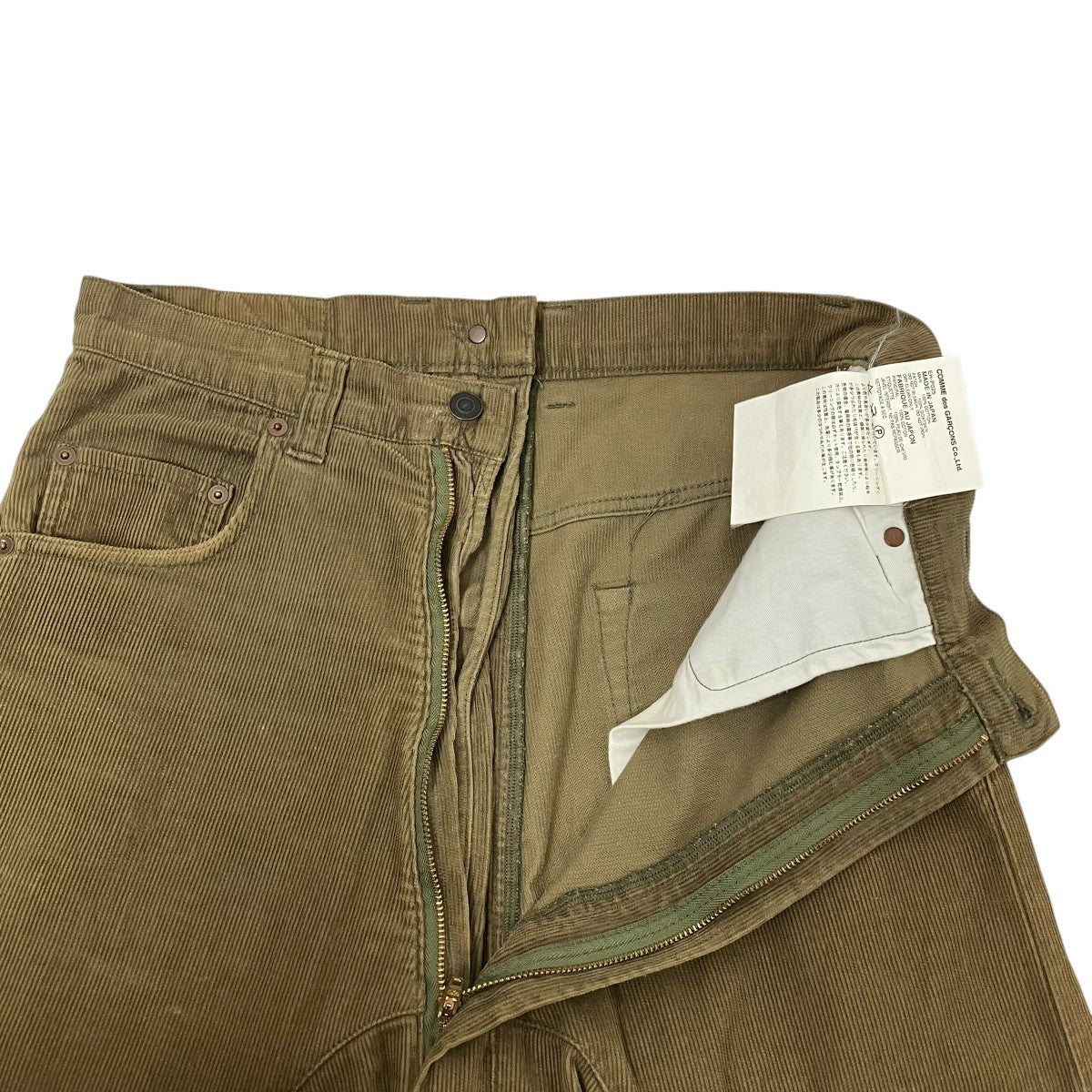COMME des GARCONS コーデュロイパンツEH-P025 古着・中古-4枚目のアイテム画像