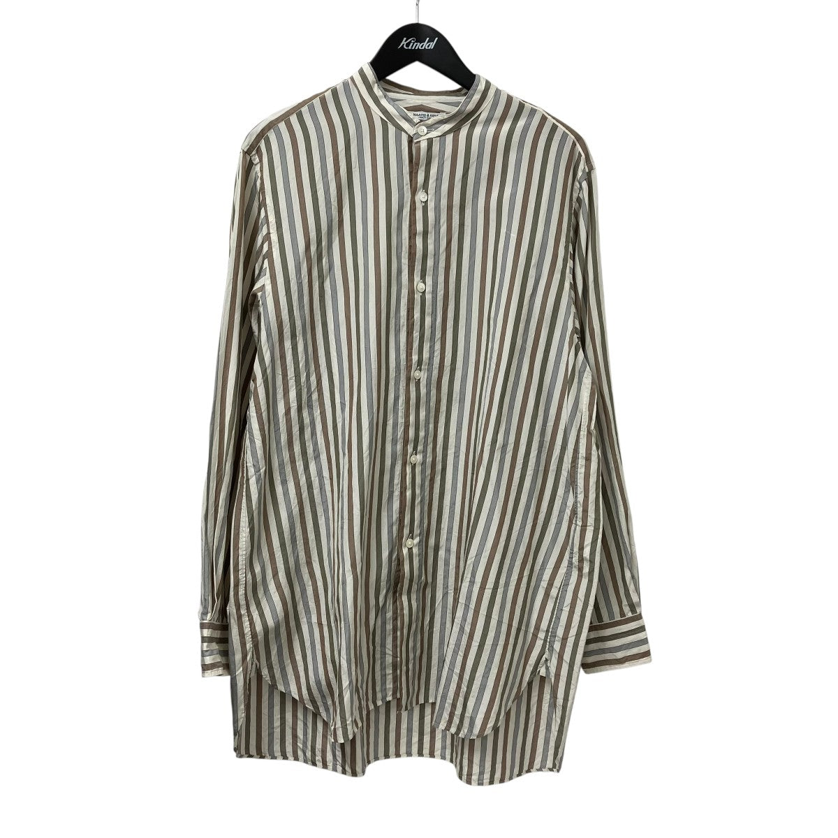 SILK BAND COLLAR長袖シャツMT4103-0604A