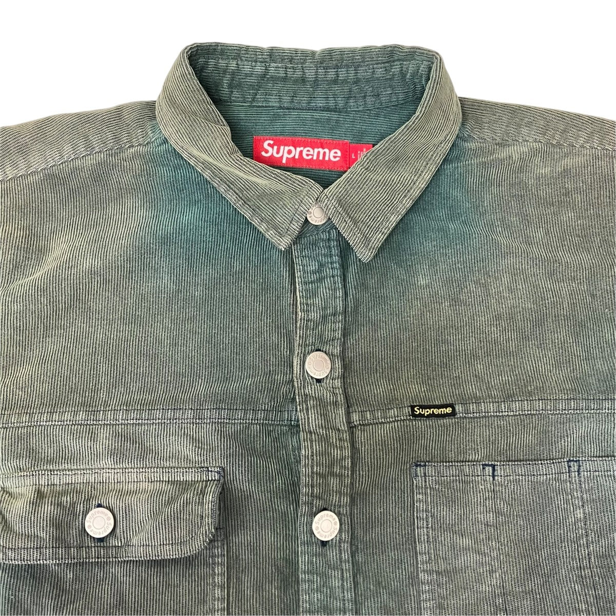 Supreme Washed Corduroy ShirtコーデュロイシャツRN101837 古着・中古-3枚目のアイテム画像