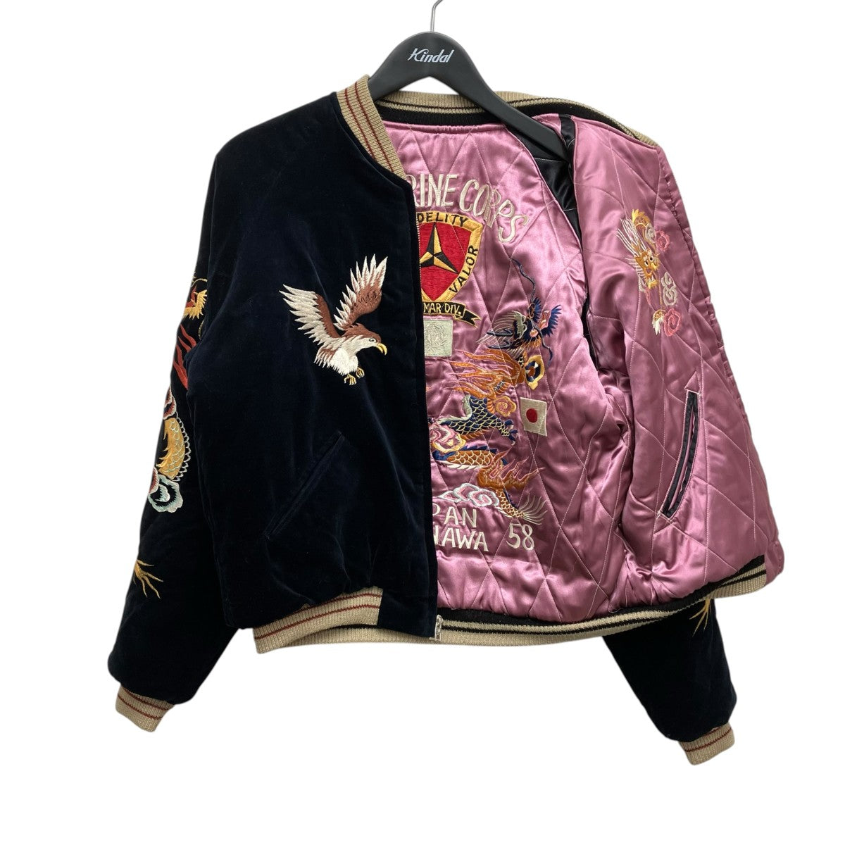 東洋エンタープライズ 別珍 OkinawaスカジャンTT10932 古着・中古-2枚目のアイテム画像