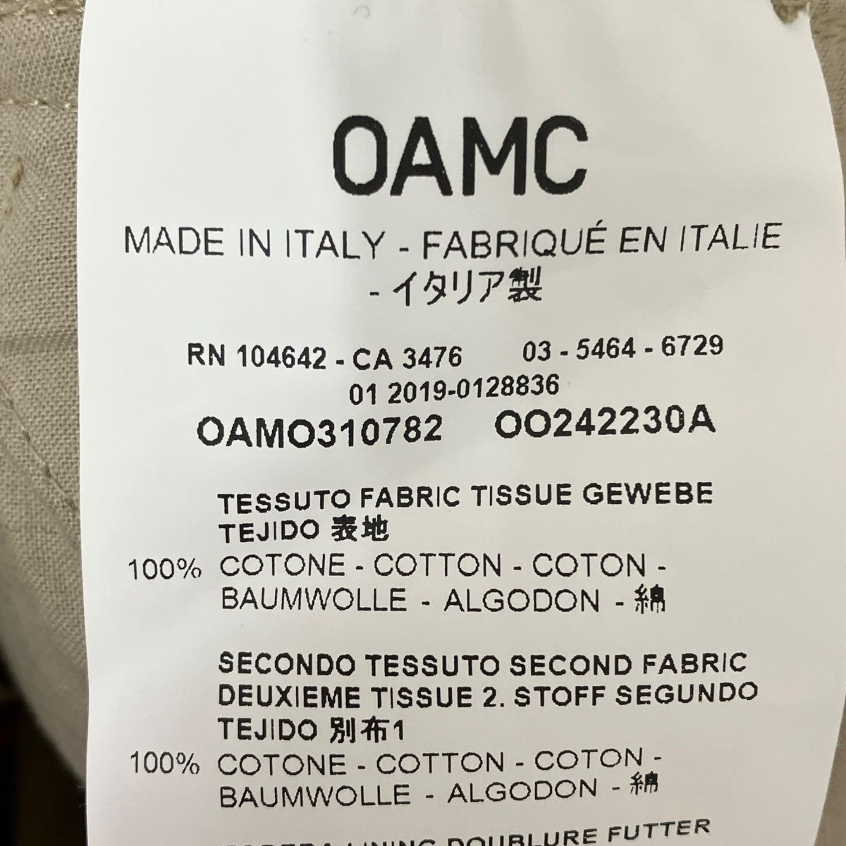 パンツOAMO310782