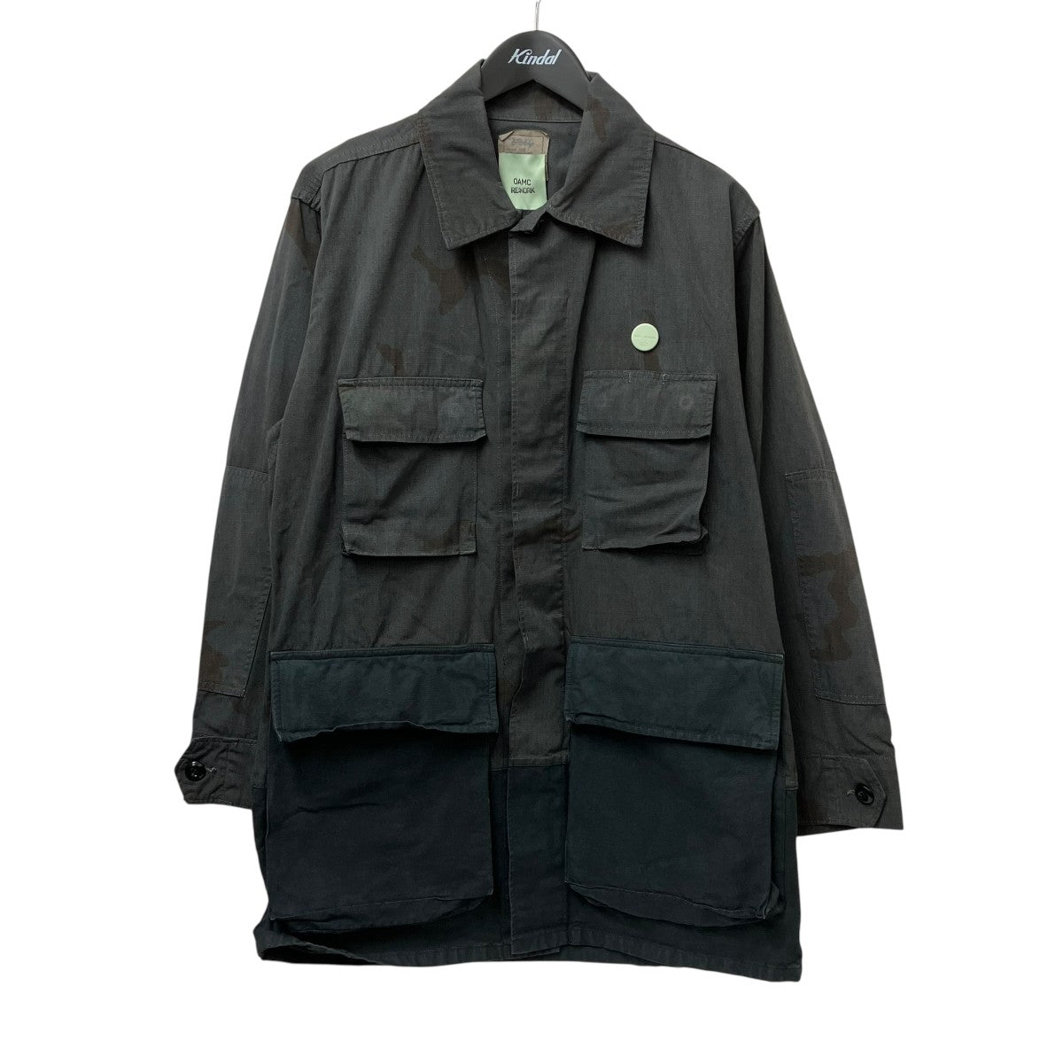 OAMC 24SSOVERDYED BDU SHIRT JACKETミリタリージャケット24E28OAX07 古着・中古-1枚目のアイテム画像