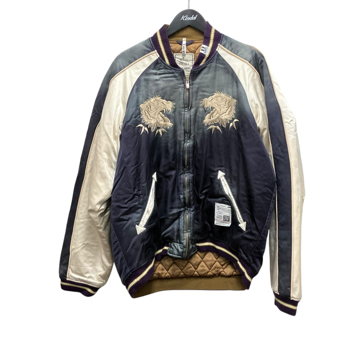 Maison MIHARA YASUHIRO 24AWスカジャンJ13BL141 古着・中古-1枚目のアイテム画像