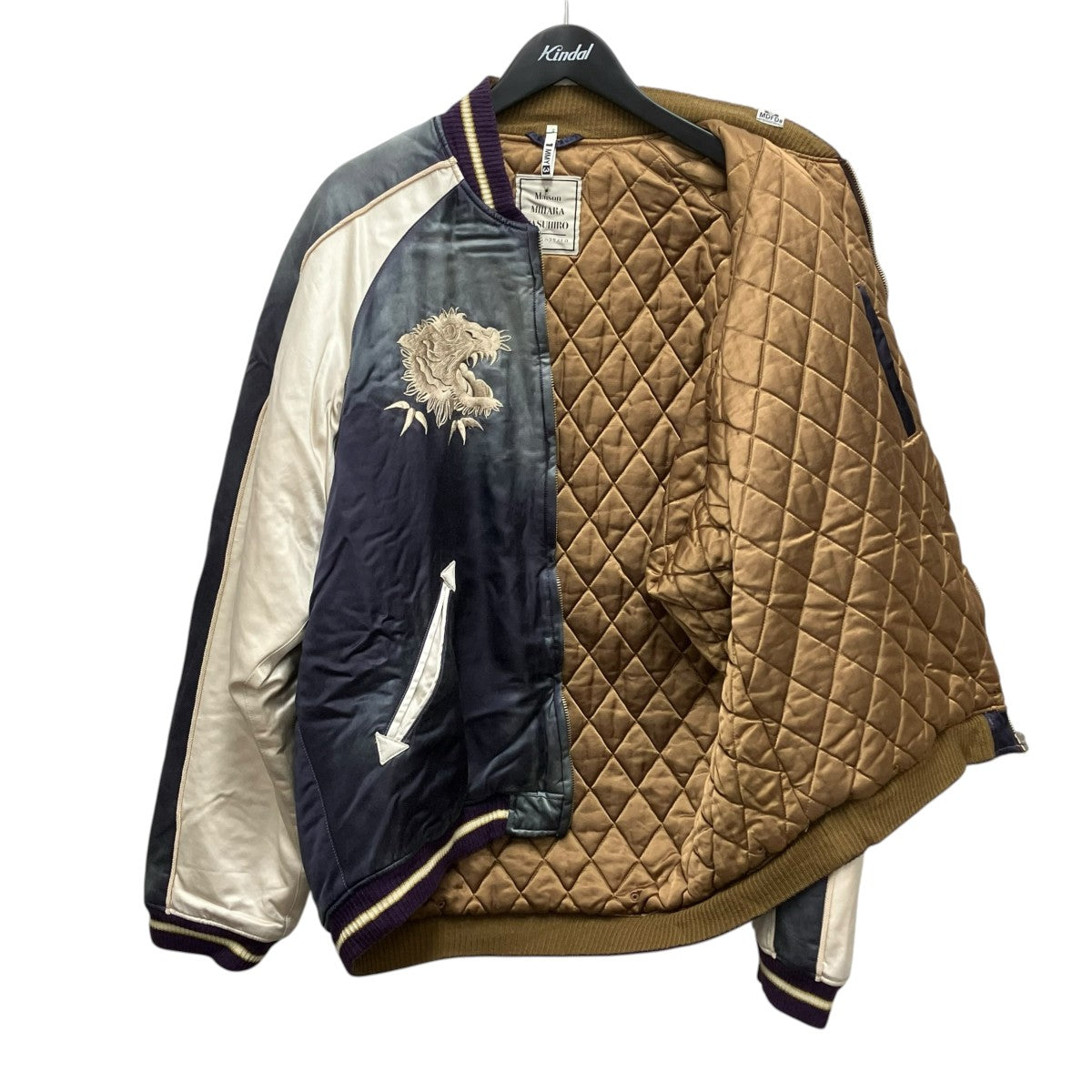 Maison MIHARA YASUHIRO 24AWスカジャンJ13BL141 古着・中古-2枚目のアイテム画像