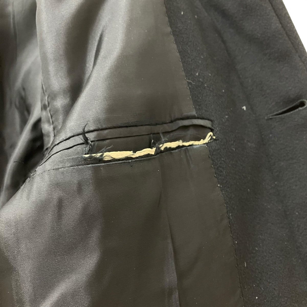 GUCCI カシミヤ混ロングコートコート311-0456-2914 古着・中古-3枚目のアイテム画像