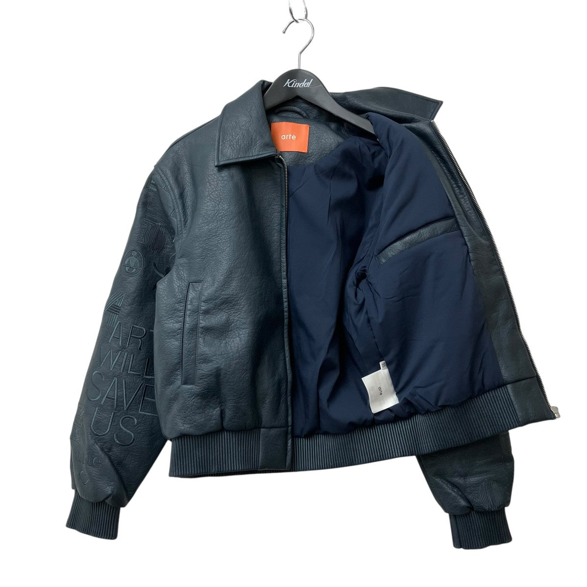 arte Antwerp 別注 Studium JacketレザージャケットARTEXBEAMSAW25-001J 古着・中古-2枚目のアイテム画像