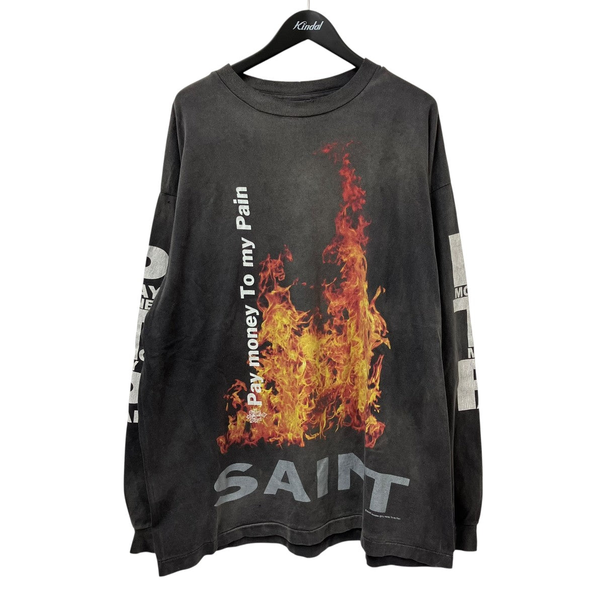 SAINT MICHAEL 長袖TシャツSM-YS8-0000-C50 古着・中古-1枚目のアイテム画像