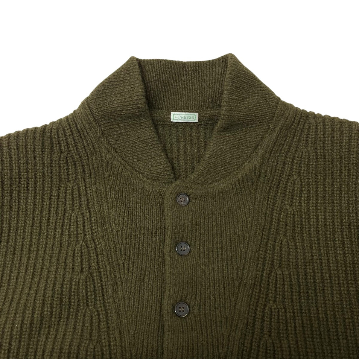A．PRESSE Jeep Sweater厚手ニット24AAP-03-11K 古着・中古-3枚目のアイテム画像