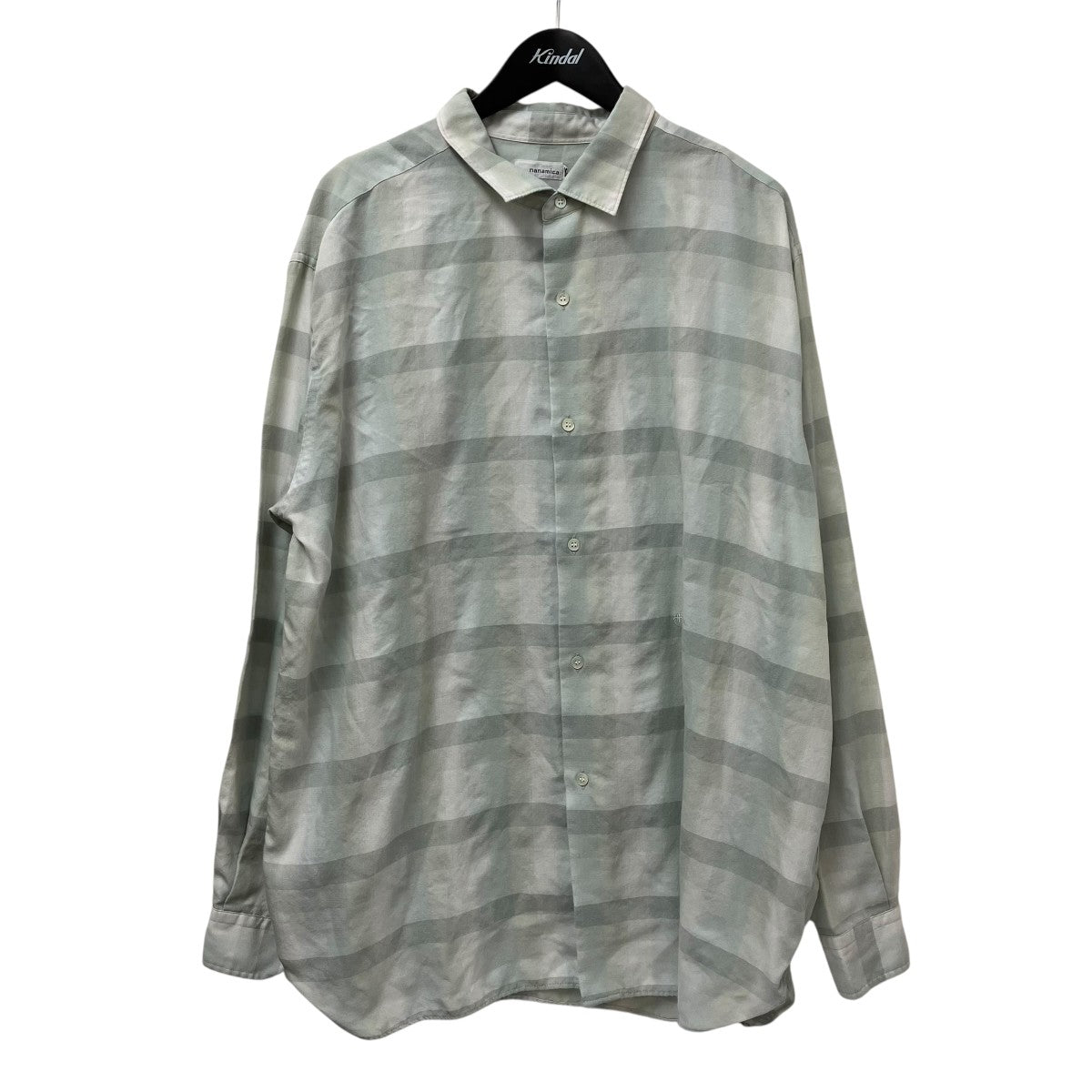 nanamica 26SSRegular Collar Wind ShirtチェックシャツS26SG059 古着・中古-1枚目のアイテム画像