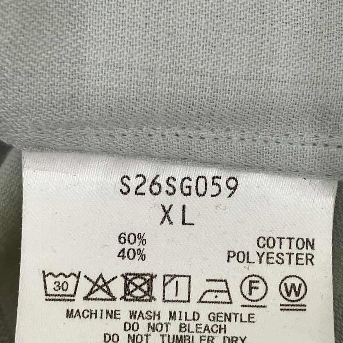 nanamica 26SSRegular Collar Wind ShirtチェックシャツS26SG059 古着・中古-6枚目のアイテム画像