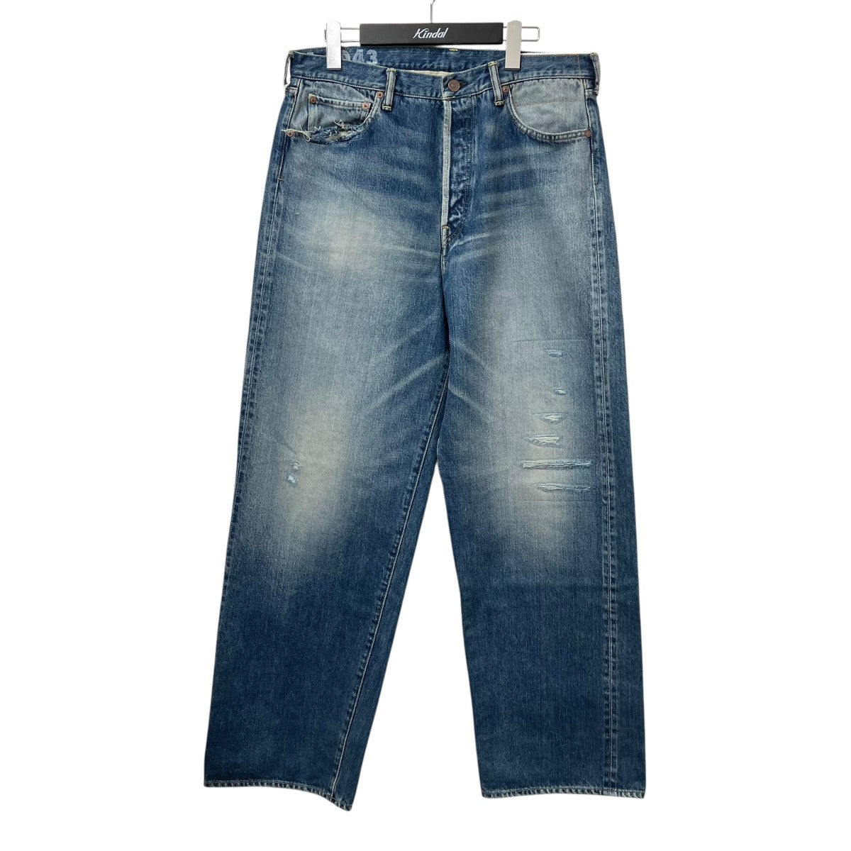 VISVIM SOCIAL SCULPTURE 01 EX WIDE DMGD-43デニムパンツ0126105005007 古着・中古-1枚目のアイテム画像