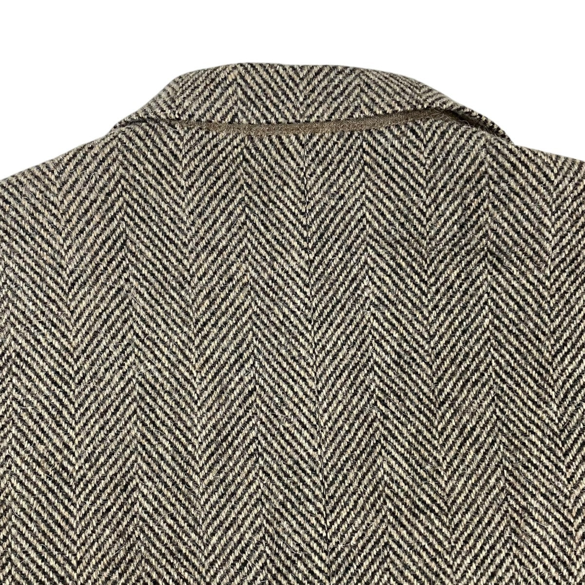 LAMA SHETLAND WOOL TWEED OVER JACKETヘリンボーンジャケットA24AJ02LS