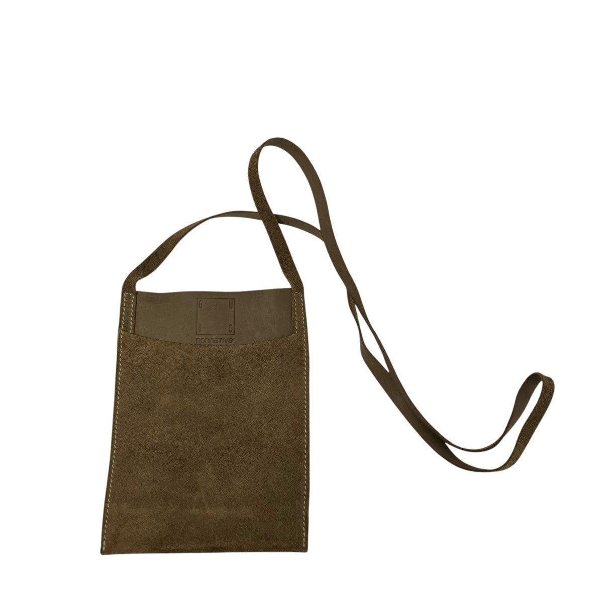 nonnative×GUIDI WINE POUCH BISON LEATHERショルダーポーチ 古着・中古-2枚目のアイテム画像