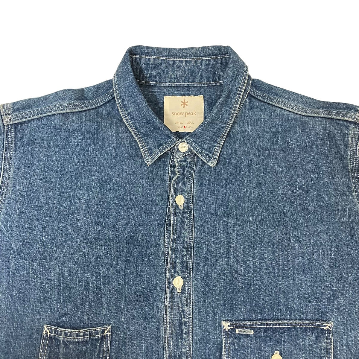 snow peak デニムシャツSH-17SU201 古着・中古-3枚目のアイテム画像