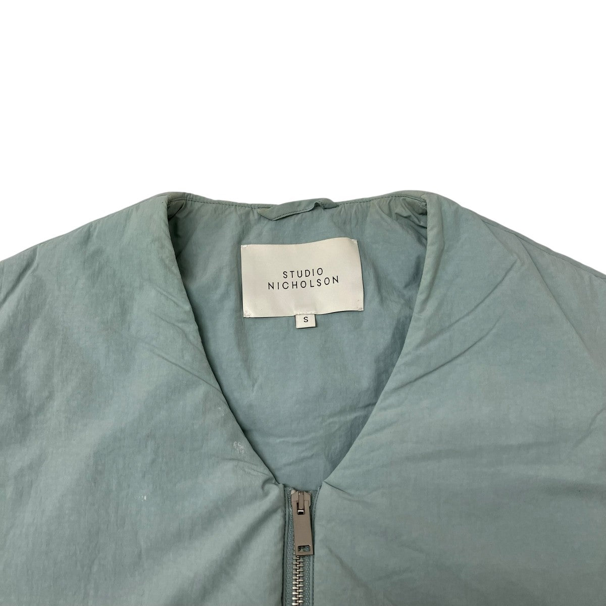 STUDIO NICHOLSON ZIPPED PADDED VESTダウンベストSNM-979 古着・中古-3枚目のアイテム画像